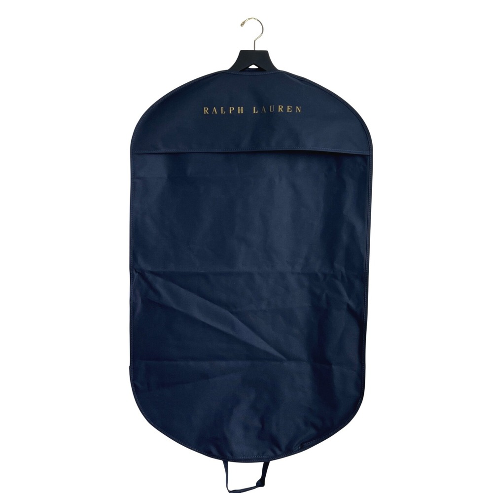 Ralph Lauren Navy Blue Garment Suit Travel Storage‎ Zip Bag